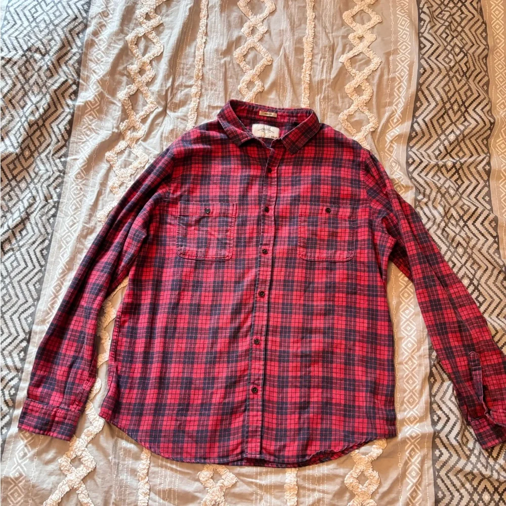 XL Hawker Rye flannel button up. - Picture 1 of 2